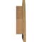 Ekena Millwork Half Round Gable Vent Functional Western Red Cedar Gable Vent w/1" x 4" Flat Trim Frame, 18"W x 09"H GVWHR18X0901RFUWR - alternate 4